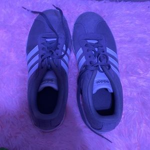 Gray Adidas shoes
